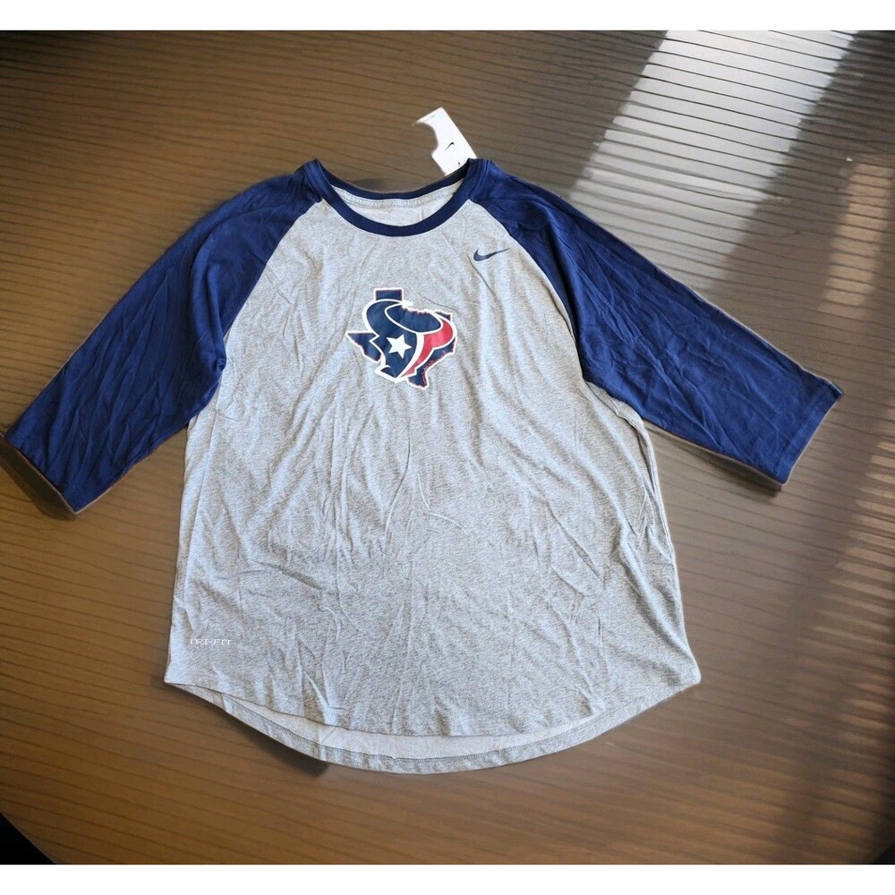 Houston Texans Nike Tee Shirt Blue Size Men's Size 3XL NEW WITH TAGS! MSRP$30.00